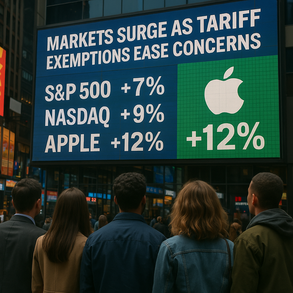 La reacción inicial de los mercados financieros por el aumento de aranceles hacia China del 125% por parte de Trump