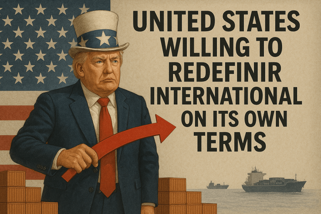 Estados Unidos está dispuesto a redefinir el comercio internacional bajo sus propios términos.