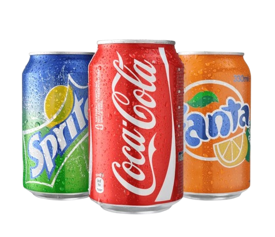Coca-Cola
Sprite
Fanta