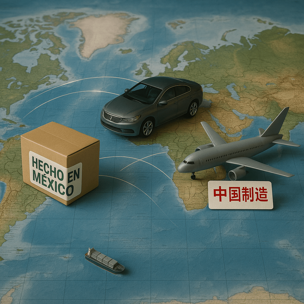 ¿Qué son las Reglas de Origen?
Las Reglas de Origen son un conjunto de criterios legales y técnicos que establecen el país de procedencia de una mercancía.