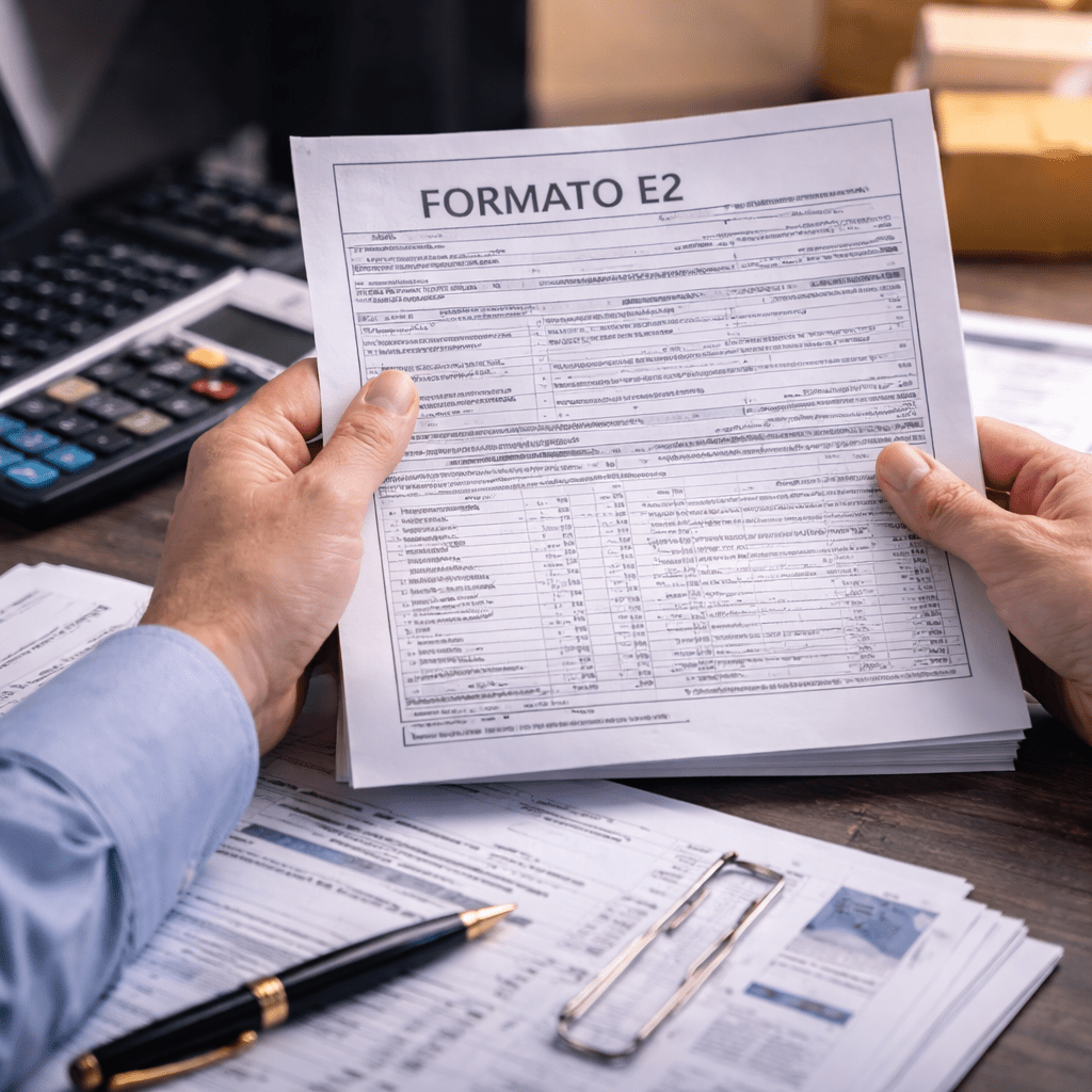 Cambios en la Manifestación de Valor
Entrega del Formato E2 al agente aduanal