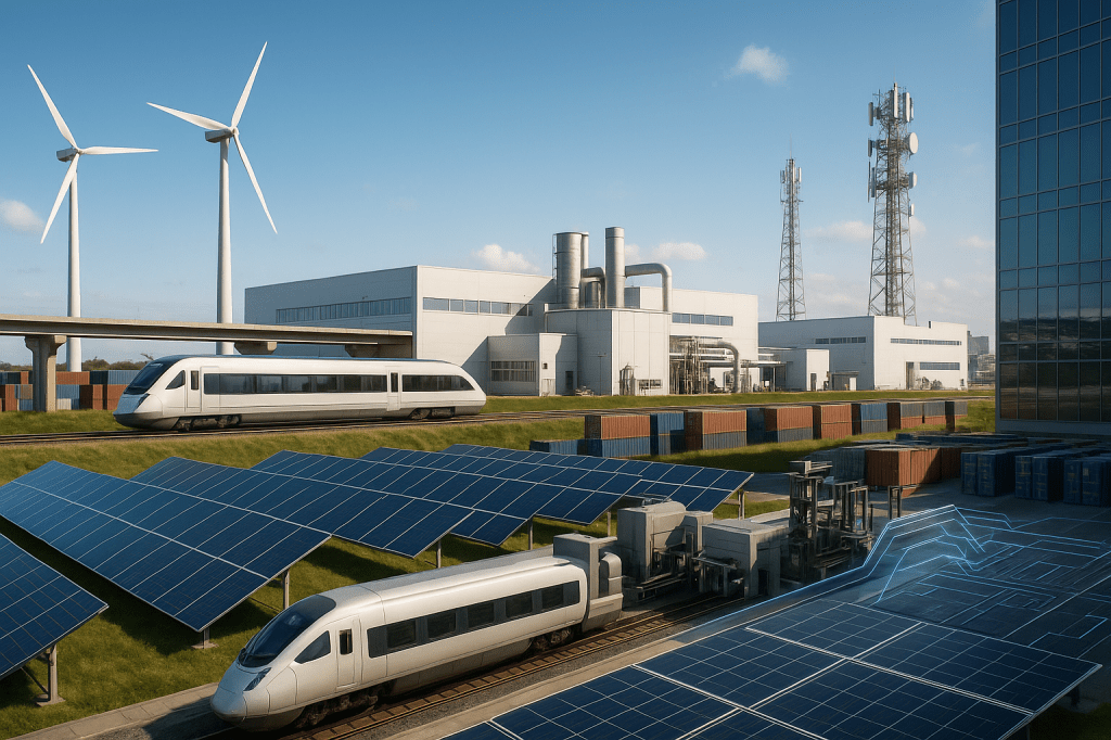 Sectores donde la alianza México-UE está explotando
ectos de energías renovables.
Tecnología para reducir emisiones industriales.
Soluciones de economía circular y reciclaje avanzado.
Industria y tecnología avanzada
Automotriz y electromovilidad.
Aeroespacial y manufactura de precisión.
Farmacéutica, dispositivos médicos y agroindustrias de alto valor.
Innovación digital, ciberseguridad y servicios tecnológicos.