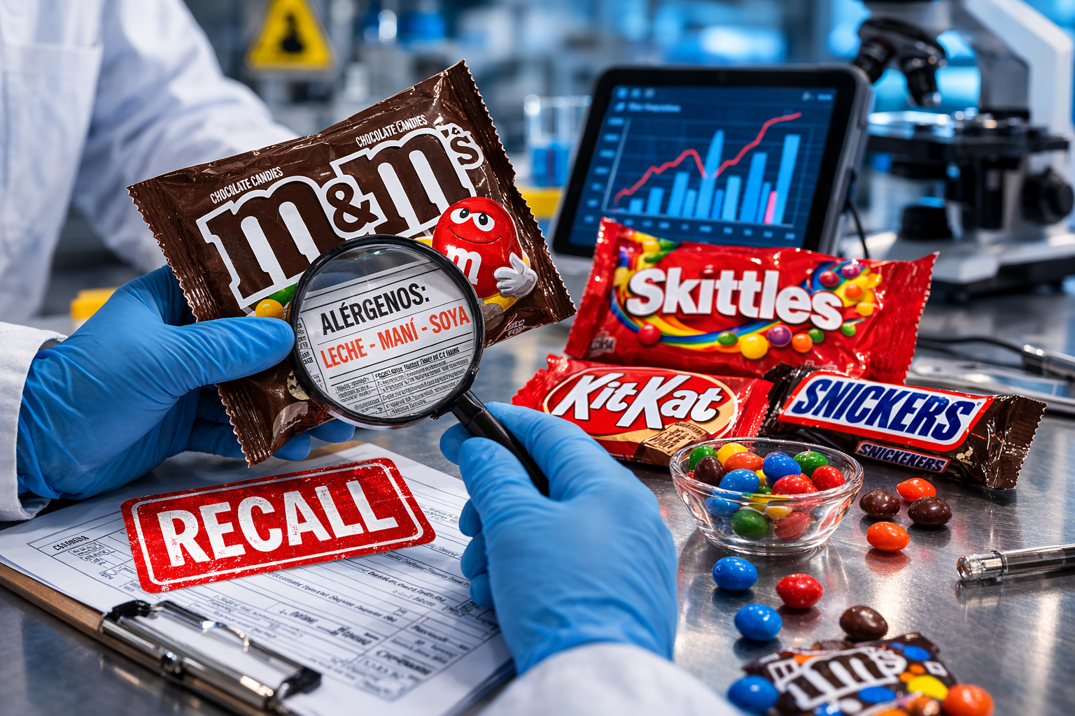 FDA retira M&M’s por etiquetado y analiza arsénico en dulces